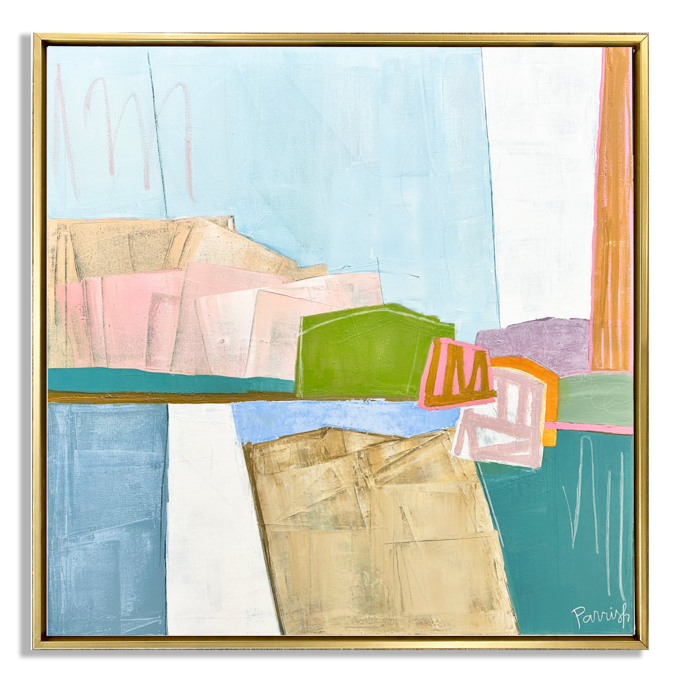 French Riviera Retreat - 38x38"
